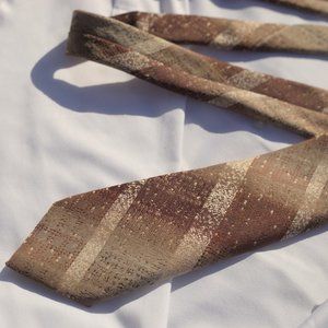 1980s John Barton Necktie | Retro Menswear | Quality Vintage Striped Tie